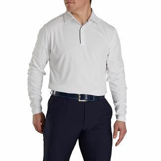 Men's Footjoy Golf Shirts White NZ-264280